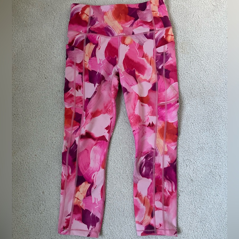 Athleta Women's Pink Athletic Wear Leggings